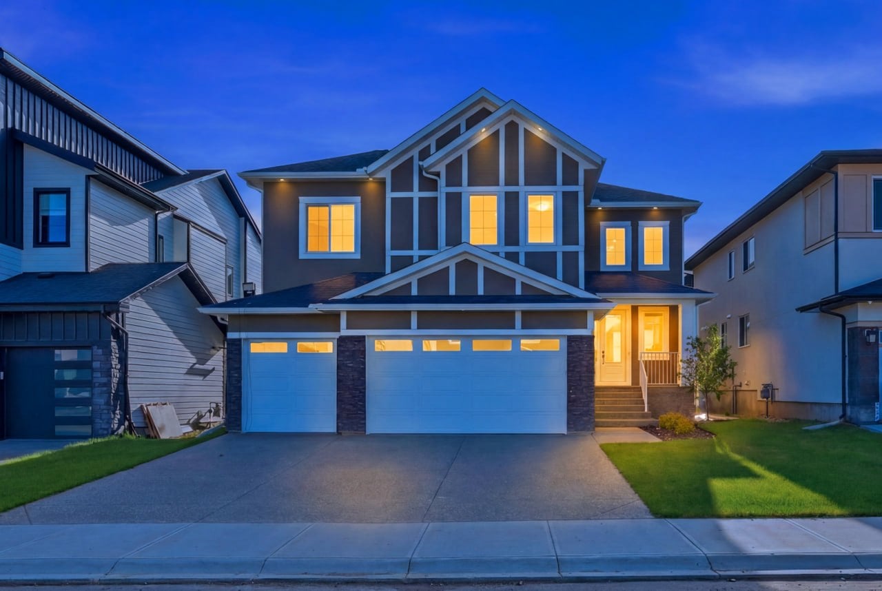 2008 Waterbury Road, Chestermere — twilight exterior